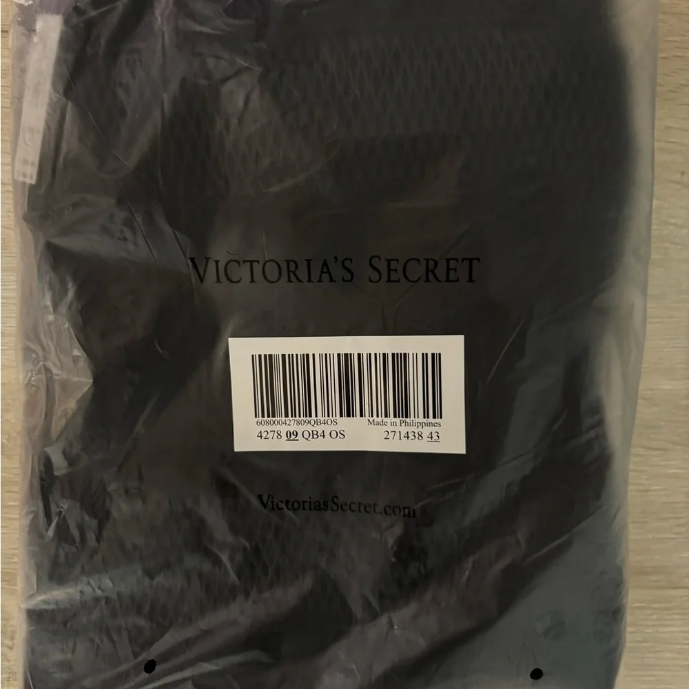 Victoria's Secret Black Mesh Tote Bag